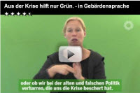 Aus der Krise hilft nur GRN - mit Gebrdensprache